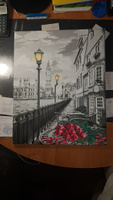 Картина по номерам на холсте 40х50 "Романтика Лондона" / картина по номерам на подрамнике #95, Мария Л.