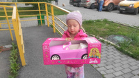 Кабриолет для кукол Барби, большой, розовый, Нордпласт, кукольный транспорт, игрушки для девочек #7, Maria Kotyagina