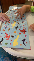 Наклейки для малышей, Буква Ленд, "Морские обитатели", набор наклеек для детей, 250 штук #101, Марина С.