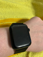 Гидрогелевая защитная пленка (Глянцевая) для Apple Watch Series 7, 8, 9 (45mm) 3шт/бронепленка эпл вотч 7 8 9 45мм #155, Татьяна М.