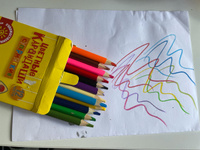 Карандаши цветные супер мягкие для рисования детские Каляка-Маляка Премиум, набор 12 цветов, 8B #6, Гришутина Ольга