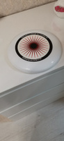 Летающая тарелка (диск), диаметр 27 см, фрисби с рисунком, для игр на улице, из термопластичного полиэтилена, белая #6, Гаджи У.