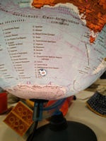 Globen Интерактивный глобус Земли физико-политический рельефный с LED-подсветкой, диаметр 32 см. + VR очки #50, Анатолий С.