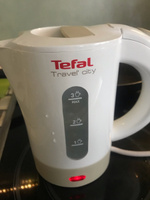 Tefal Электрический чайник Travel’City KO120B30, белый #76, Полякова О.