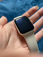Гидрогелевая пленка для часов Apple Watch Series 4, 5, 6, SE (40mm) / Глянцевая защитная пленка с эффектом самовосстановления на смарт-часы Эпл Вотч 4, 5, 6, СЕ (40мм) / Комплект 2 шт. #79, Елизавета Ю.