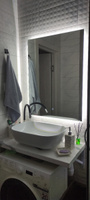 Зеркало прямоугольное с подсветкой в ванную 60х80 см/ сенсорная LED подсветка / зеркало на стену с подсветкой #8, Данила Д.