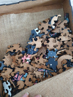 Деревянный пазл для взрослых и детей Woody Puzzles "Космическая История" 304 детали, размер 31х31 см. #30, Tatiana Y.