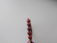 Браслет с красной яшмой (из натуральных камней, талисман, мужской, женский, яшмовый) #5, Инна С.
