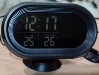 Автомобильные часы VST-7009V / температура - внутри и снаружи/ будильник / вольтметр / LED-подсветка #12, Дмитрий К.