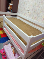 Кровать детская 80х160 подростковая от 3 лет манеж ЭКО , белая, односпальная #75, Анна А.
