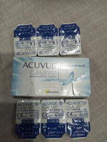 Контактные линзы для глаз двухнедельные Acuvue Oasys with HYDRACLEAR PLUS, Акувью Оазис 6 шт, 8.4, -3.00 #26, Александра П.