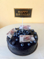 MONEYCAKE Топпер для торта "день рождения", 0 шт, 1 уп. #46, Ольга Б.