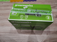 Цепная пила аккумуляторная Greenworks 2007007UB, 24V, 30см, бесщеточная, c 1хАКБ 4 Ач и ЗУ #32, Вячеслав С.