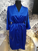 Шелк "Армани" отрез 200х150 см, цвет синий, ткань для шитья одежды и рукоделия. #39, Лэйсан С.