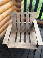 Садовое кресло ВАРИАНТ Home деревянное для улицы, сада, дачи #7, Владимир С.