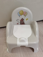 Горшок стульчик детский Tega baby Лесная сказка антискользящий, со съемной чашей и крышкой, бежевый #5, Vladimir C.