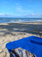 Плед для пикника коврик покрывало для пикника для пляжа Comfy, ярко-синий #8, Анна Олеговна М.