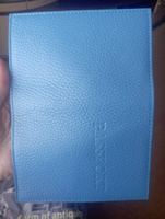 Обложка на паспорт мужская женская кожаная Daily4You синяя #71, Ирина С.