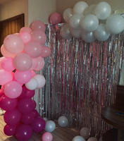 Воздушные шары на день рождения "Розовое ассорти", 30 см, набор 50 штук #18, Владислава С.