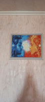 DVEKARTINKI Алмазная мозаика на подрамнике 40x50 см Полная выкладка круглые стразы 40х50Энергия между женщиной и мужчиной #111, Анна С.