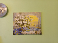 Картина по номерам на холсте 40х50 40 x 50 на подрамнике "Жасмин" DVEKARTINKI #68, Кристина П.