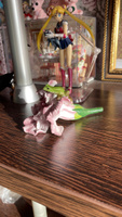 Статуэтка Лягушка на цветке 14см полимерная #26, Jetta
