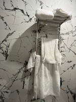 Полотенце MORA супервпитывающее мягкое для лица и рук из микрокоттона, 50х90 см, белый #80, Евгений