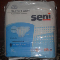 Подгузники для взрослых Super Seni Medium (обхват 75-110 см), 10 шт. #5, Александра