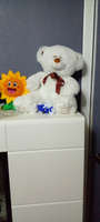 Белый Плюшевый мягкий Мишка 70 см "Мотте ", высота от пола 40 см, игрушка для подарка, короткий мех без запаха #74, Александр И.