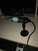 DEFENDER Стрим микрофон для компьютера игровой Glow GMC 400 USB, кабель 1.3 м #36, Юлия М.