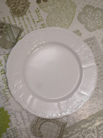 Набор тарелок 6 шт мелкие закусочные 25 см Bernadotte Недекорированный, на 6 персон, Чехия, фарфор #4, Ирина А.