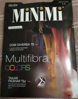 Колготки Minimi MULTIFIBRA  COLORS 70 3D, 70 ден, 1 шт #79, Марина