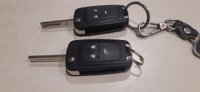 Корпус для ключа зажигания Шевроле Круз Авео Орландо, корпус ключа Chevrolet Cruze Aveo Orlando, 3 кнопки #3, Светлана Ш.