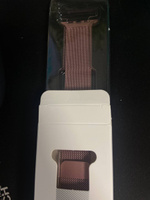 Миланский ремешок для Apple Watch 42-44-45-49 mm миланская петля / Металлический браслет для умных смарт часов Эпл Вотч 1-9 SE, Ultra и Ultra 2 / Сменный ремешок на магнитной застежке / Розовый #72, Марина Н.