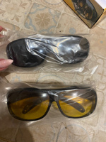 Комплект антибликовые очки для водителя / солнцезащитные / 2 шт в комплекте #19, Ирина З.
