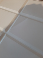 Стеновая панель ПВХ "Граненый прямоугольник Северный полюс", с тиснением для стен на кухню, любую комнату, не самоклеящаяся, с 3Д (3D) эффектом размером 960х480 мм, в количестве 8шт #13, Милана С.