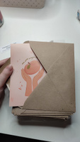 Крафтовые конверты С6 (114х162мм), набор 50 шт. / бумажные конверты из крафт бумаги CardsLike #69, Анастасия О.