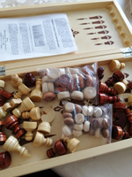 Шахматы деревянные 3 в 1 (Шашки, нарды) Лакированные. Настольная игра для взрослых и детей / Подарок мужчине #13, Заира А.