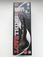 Чёрная насадка Black Bent 2 на пояс харнесс - 19,5 см, LOVETOY (А-Полимер) #6, Марина