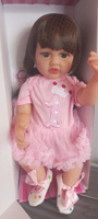 Кукла для девочки Reborn QA BABY "Саманта" детская игрушка с аксессуарами и одеждой, большая, реалистичная, коллекционная #47, Олеся А.