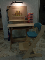 Парта для школьника и растущий стул с подушкой, комплект мебели #17, Александр К.