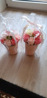 Букет из мыла, мыльных роз, подарок маме, цветы на 8 марта #74, Юлия М.