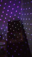 Автомобильный проектор звездного неба, подсветка салона автомобиля, ночник, светодиодная подсветка от usb, разные режимы работы, длина 21 см, цвет синий #71, Самвел М.