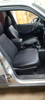 Авточехлы Chevrolet Niva (Шевроле Нива) 2002-2013 РЗС и С 60/40 ромб черная строчка #31, Евгений Ш.