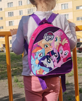 Рюкзак детский для девочек в садик Май Литтл Пони, дошкольный #62, Евгения М.