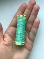 Нить Top Stitch для отстрочки, 30 м, 100% п/э, 234 мятный, Gutermann, 744506 #65, Ольга