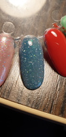 Гель лак для ногтей TNL Shine bright синий светоотражающий с блестками №5, 10 мл #113, Татьяна С.