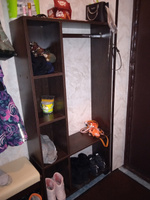 Шкаф для одежды венге/ вешалка напольная для одежды / шкаф пенал / стеллаж / гардеробная система #4, Ксения Е.