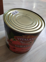 Томаты 2650 мл. (помидоры) целые очищенные в томатном соке, Vitaland #3, сергей к.