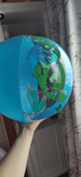 Надувной пляжный мячик Bestway "Дизайнерский", детский большой мяч для плавания, купания, бассейна и воды, диаметр 51 см #74, Солли